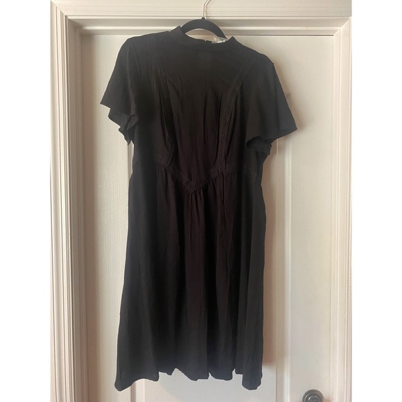 NWT Torrid Mock Neck Black Dress - Picture 6 of 8